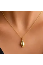Gümüş Gold Penguen Kadın Kolye Gümüş Gold Penguen Kadın Kolye