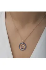 Gümüş Rose Anne Ve Bebek Sevgisi Bayan Kolye