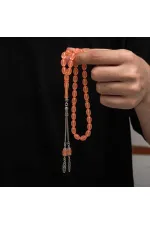 Gümüş Püskül Sıkma Kehribar Tesbih Gümüş Püskül Sıkma Kehribar Tesbih