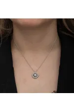 Gümüş Güneş Kadın Kolye Gümüş Güneş Kadın Kolye