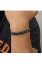 Gümüş Kazaziye Örgü Bileklik Gümüş Kazaziye Örgü Bileklik