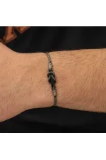 Gümüş Kazaziye Düğüm Bileklik Gümüş Kazaziye Düğüm Bileklik