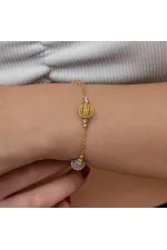 Gümüş Renkli Toplu Dorika Kadın Bileklik Gümüş Renkli Toplu Dorika Kadın Bileklik