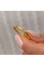Gümüş Gold Ajda Kadın Yüzük Gümüş Gold Ajda Kadın Yüzük