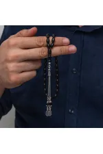 Gümüş Püsküllü 6x10 mm Rus Oltusu Tesbih Gümüş Püsküllü 6x10 mm Rus Oltusu Tesbih