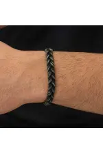 Gümüş Kazaziye Örgü Bileklik Gümüş Kazaziye Örgü Bileklik