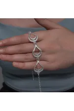 Gümüş Ay Dansı Telkari Kadın Bileklik Gümüş Ay Dansı Telkari Kadın Bileklik