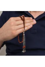 Metal Püsküllü Kuka Ağacı Tesbih Metal Püsküllü Kuka Ağacı Tesbih