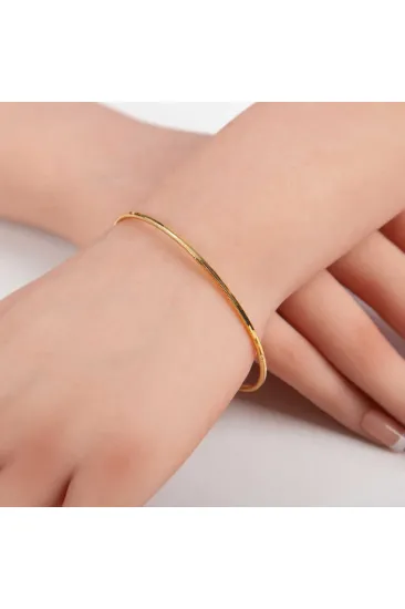 Gümüş Gold Ajda Kadın Bilezik Gümüş Gold Ajda Kadın Bilezik