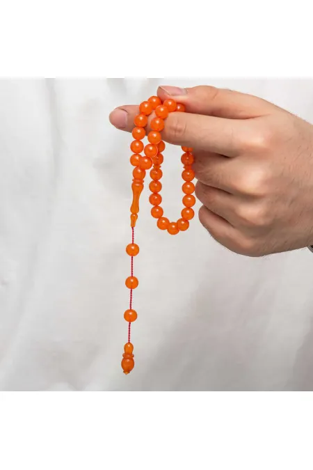 Yuvarlak Sıkma Kehribar Tesbih Yuvarlak Sıkma Kehribar Tesbih