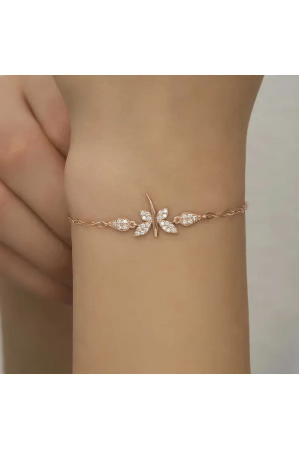 Gümüş Rose Yusufçuk Kadın Bileklik Gümüş Rose Yusufçuk Kadın Bileklik
