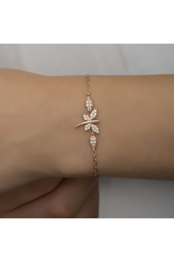 Gümüş Rose Yusufçuk Kadın Bileklik Gümüş Rose Yusufçuk Kadın Bileklik