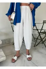 Kadın Krep Kumaş Balon Pantolon Kadın Krep Kumaş Balon Pantolon