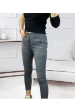 Yüksel Bel Likralı Kot Pantolon (Gri) Yüksel Bel Likralı Kot Pantolon (Gri)