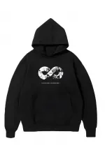 Üç İplik Kapşonlu 10 Kasıma Özel SweatShirt - Siyah Üç İplik Kapşonlu 10 Kasıma Özel SweatShirt - Siyah