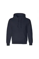 Erkek Uzun Kol Kapşonlu Basic Sweatshirt Hoodie - Lacivert Erkek Uzun Kol Kapşonlu Basic Sweatshirt Hoodie - Lacivert