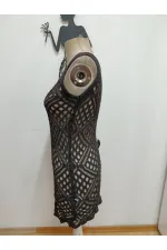Kadın Askılı Yuvarlak Yakalı Kısa Triko Elbise Kadın Askılı Yuvarlak Yakalı Kısa Triko Elbise