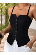 Kadın Askılı önü Döğmeli Atlas Bluz Kadın Askılı önü Döğmeli Atlas Bluz