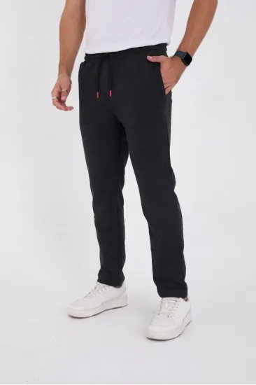 Unisex Üç İplik Basic Eşofman Pantolon - Antrasit Unisex Üç İplik Basic Eşofman Pantolon - Antrasit