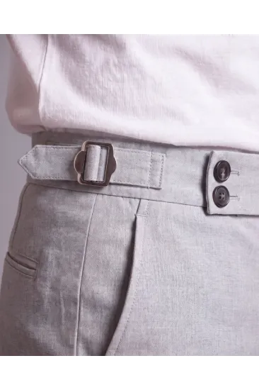 Erkek Toka Detaylı Kumaş Pantolon Erkek Toka Detaylı Kumaş Pantolon