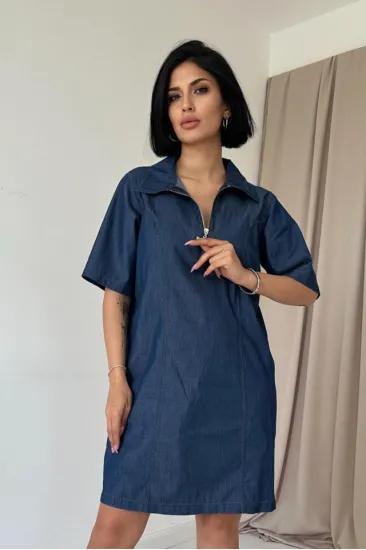 Mavi Tencel Kuplu Elbise Mavi Tencel Kuplu Elbise