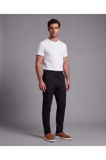 Erkek Toka Detaylı Kumaş Pantolon Erkek Toka Detaylı Kumaş Pantolon