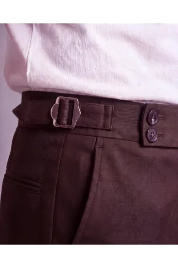 Erkek Toka Detaylı Kumaş Pantolon Erkek Toka Detaylı Kumaş Pantolon