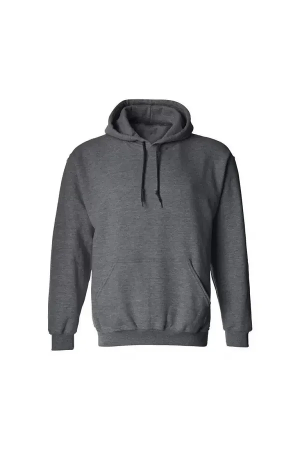 Erkek Uzun Kol Kapşonlu Basic Sweatshirt Hoodie - Füme Erkek Uzun Kol Kapşonlu Basic Sweatshirt Hoodie - Füme