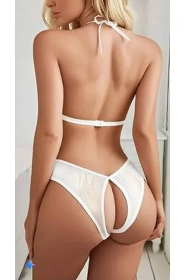 Kadın Beyaz Dantel Detaylı Babydoll Kadın Beyaz Dantel Detaylı Babydoll