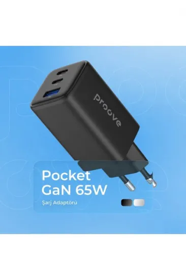 Kompakt ve Güçlü: Proove Pocket GaN 65W Şarj Adaptörü Kompakt ve Güçlü: Proove Pocket GaN 65W Şarj Adaptörü
