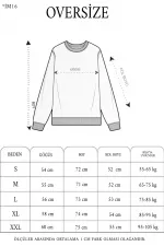 ERKEK 3 iplik Pamuklu Bisiklet Yaka Ön Ve Arka Baskılı SweatShirt - Siyah ERKEK 3 iplik Pamuklu Bisiklet Yaka Ön Ve Arka Baskılı SweatShirt - Siyah