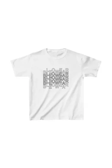 Unisex Çocuk Baskılı T-Shirt - Beyaz Unisex Çocuk Baskılı T-Shirt - Beyaz