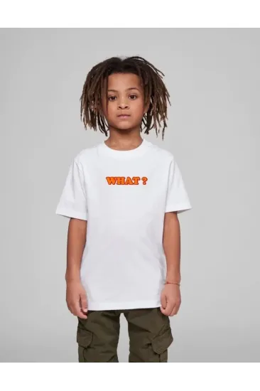 Çocuk Unisex Baskılı T-Shirt - Beyaz Çocuk Unisex Baskılı T-Shirt - Beyaz