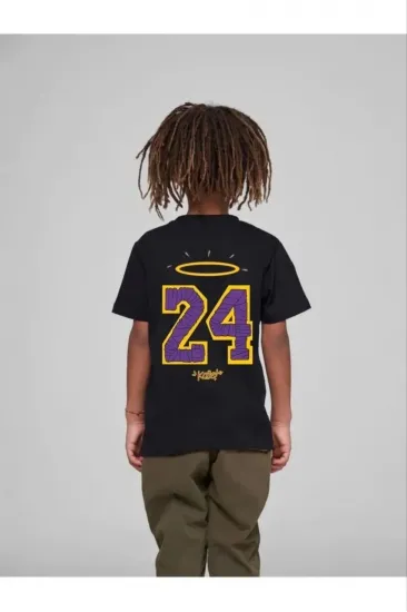 Çocuk Unisex Baskılı T-Shirt - Siyah Çocuk Unisex Baskılı T-Shirt - Siyah