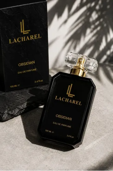 LACHAREL Obsidian Kadın Eau De Parfum 100 ML Siyah Orkide Amber Baharatlı Odunsu Parfüm