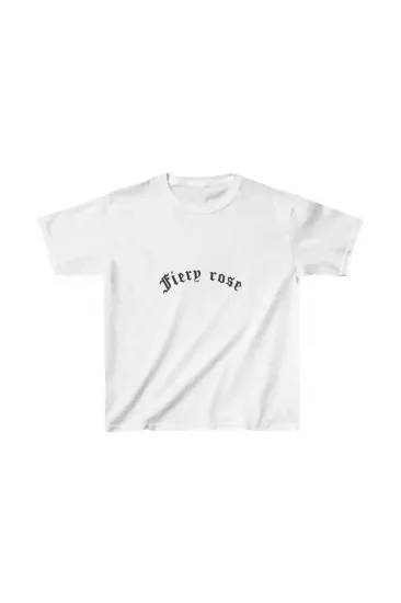 Çocuk Unisex Baskılı T-Shirt - Beyaz Çocuk Unisex Baskılı T-Shirt - Beyaz
