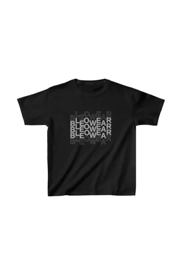 Unisex Çocuk Baskılı T-Shirt - Siyah Unisex Çocuk Baskılı T-Shirt - Siyah