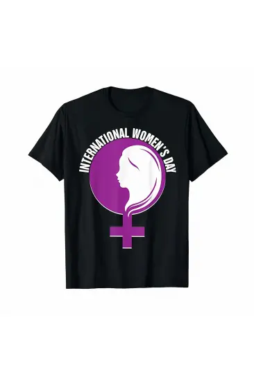 8 Mart Dünya Kadınlar Günü Baskılı Oversize Bisiklet Yaka T-shirt - Siyah 8 Mart Dünya Kadınlar Günü Baskılı Oversize Bisiklet Yaka T-shirt - Siyah