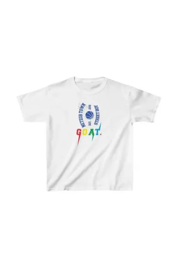 Unisex Çocuk Baskılı T-Shirt - Beyaz Unisex Çocuk Baskılı T-Shirt - Beyaz