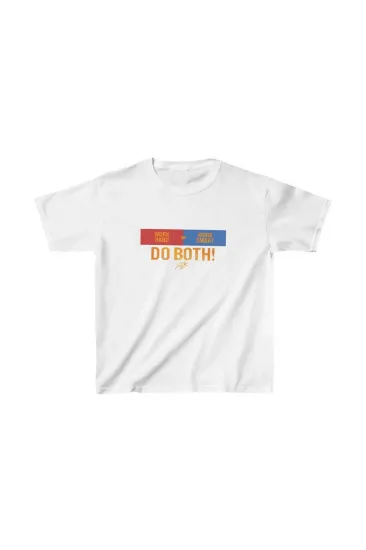 Unisex Çocuk Baskılı T-Shirt - Beyaz Unisex Çocuk Baskılı T-Shirt - Beyaz