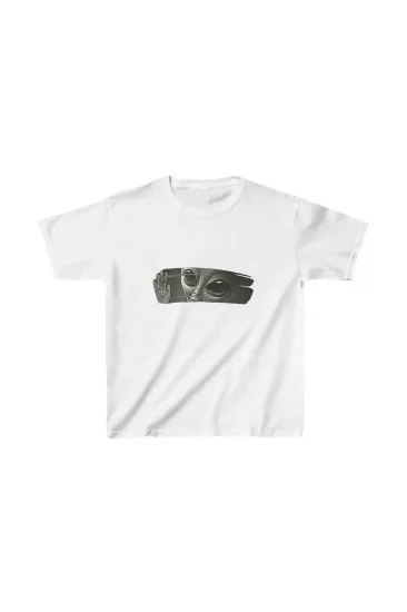 Çocuk Unisex Baskılı T-Shirt - Beyaz Çocuk Unisex Baskılı T-Shirt - Beyaz