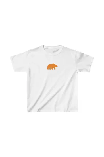 Unisex Çocuk Baskılı T-Shirt - Beyaz Unisex Çocuk Baskılı T-Shirt - Beyaz