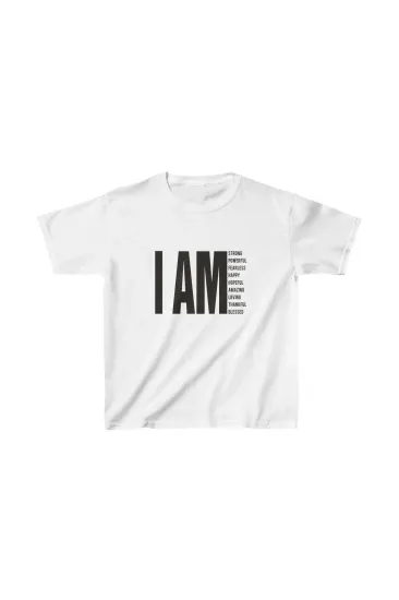 Unisex Çocuk Baskılı T-Shirt - Beyaz Unisex Çocuk Baskılı T-Shirt - Beyaz