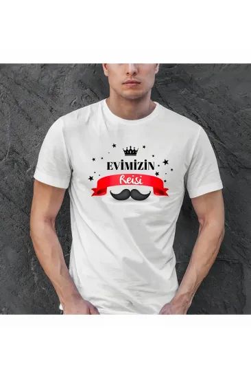 Babalar Günü Hediye Baba Temalı Baskılı Oversize Bisiklet Yaka T-shirt - Beyaz Babalar Günü Hediye Baba Temalı Baskılı Oversize Bisiklet Yaka T-shirt - Beyaz