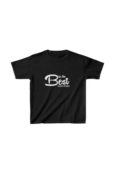 Unisex Çocuk Baskılı T-Shirt - Siyah Unisex Çocuk Baskılı T-Shirt - Siyah