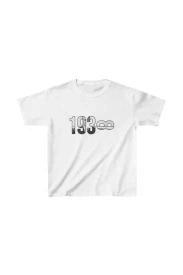 Unisex Çocuk Baskılı T-Shirt - Beyaz Unisex Çocuk Baskılı T-Shirt - Beyaz