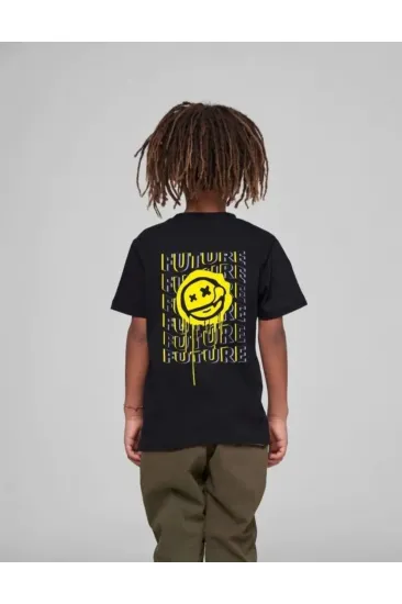 Çocuk Unisex Baskılı T-Shirt - Siyah Çocuk Unisex Baskılı T-Shirt - Siyah