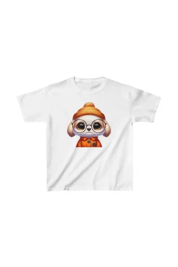 Unisex Çocuk Baskılı T-Shirt - Beyaz Unisex Çocuk Baskılı T-Shirt - Beyaz