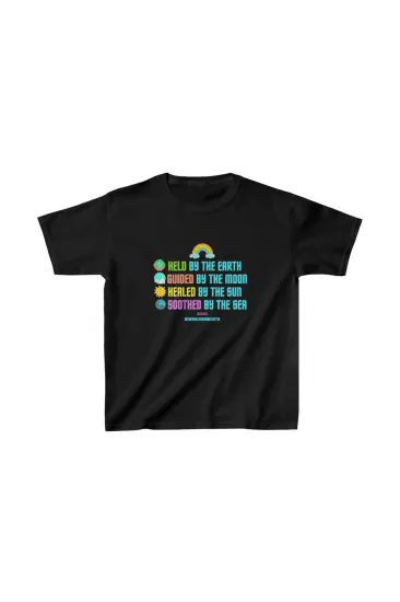Unisex Çocuk Baskılı T-Shirt - Siyah Unisex Çocuk Baskılı T-Shirt - Siyah