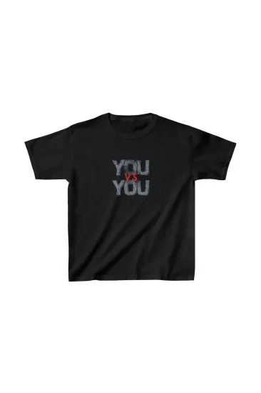 Unisex Çocuk Baskılı T-Shirt - Siyah Unisex Çocuk Baskılı T-Shirt - Siyah